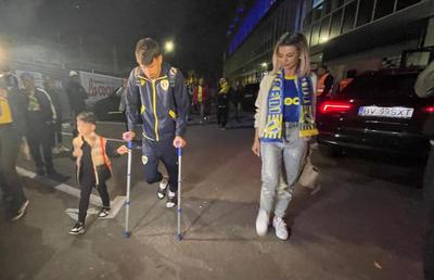 Hanca, în cârje după Petrolul - FCSB: „Nu am simțit așa durere de când sunt în fotbal. Dawa trebuia eliminat”