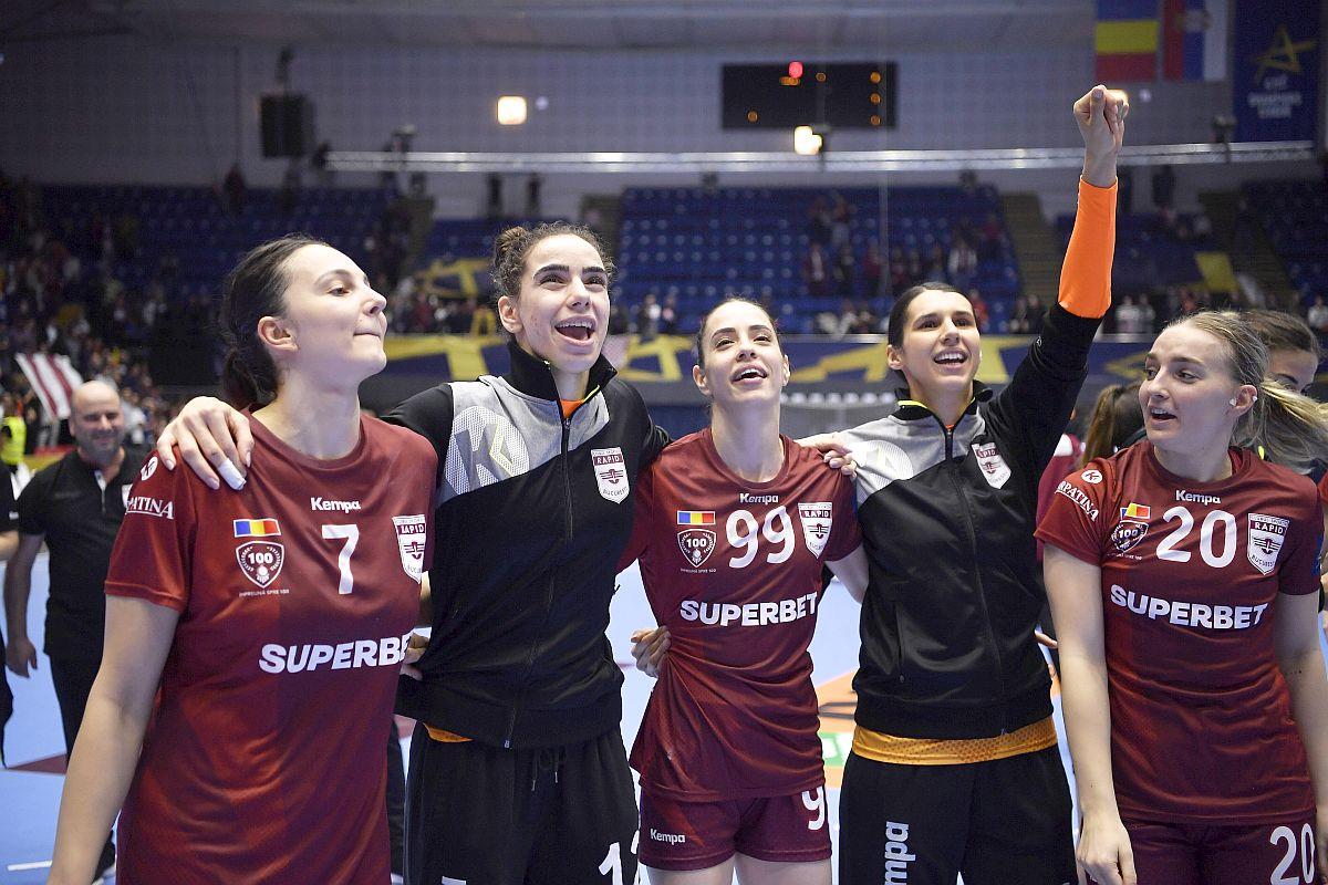 Rapid - Krim 27-22 » Victorie mare în Liga Campionilor, cu Diana Ciucă în zi de grație! Primul succes pentru bucureștence după 3 meciuri