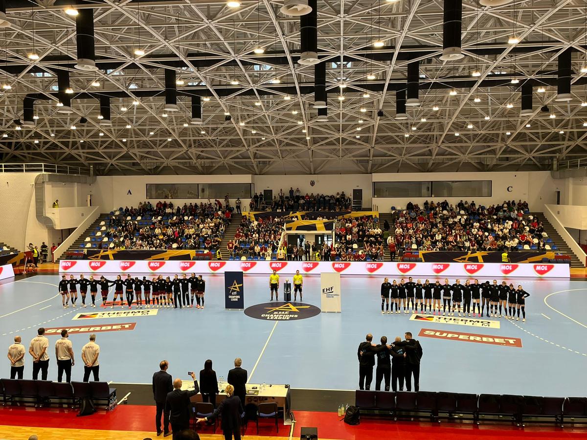 Rapid - Krim 27-22 » Victorie mare în Liga Campionilor, cu Diana Ciucă în zi de grație! Primul succes pentru bucureștence după 3 meciuri