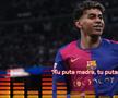 Televiziunea Movistar, care a transmis Real Madrid - Barcelona 0-4 sâmbătă, a suprins momentele în care Lamine Yamal e înjurat de fanii blancos după ce a marcat pe „Santiago Bernabeu” / Foto: Capturi Marca