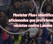 Televiziunea Movistar, care a transmis Real Madrid - Barcelona 0-4 sâmbătă, a suprins momentele în care Lamine Yamal e înjurat de fanii blancos după ce a marcat pe „Santiago Bernabeu” / Foto: Capturi Marca