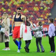 Vali Creţu, la finalul meciului cu Rapid FOTO: Ionuţ Iordache (GSP)