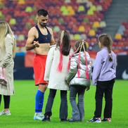 Vali Creţu, la finalul meciului cu Rapid FOTO: Ionuţ Iordache (GSP)