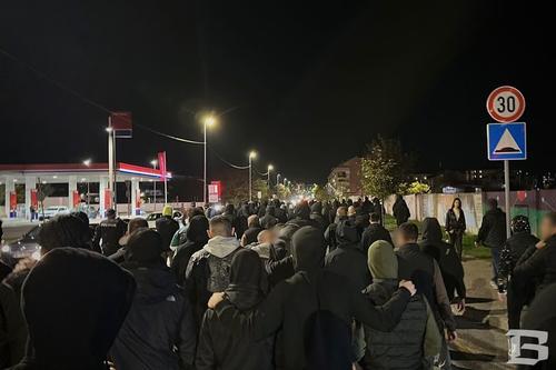 Ultrașii celor de la Buducnost Podgorica / Foto: Instagram