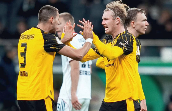 Dortmund a câștigat thriller-ul cu Eintracht Frankfurt! „Galben-negrii” s-au calificat în optimile Cupei Germaniei
