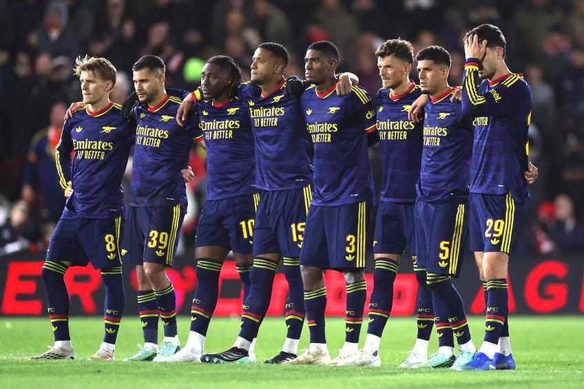 Arsenal a fost eliminată din Cupa Ligii Angliei // FOTO: Guliver/GettyImages