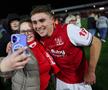 Bucuria celor de la Fleetwood după ce au eliminat-o pe Arsenal // FOTO: Guliver/GettyImages