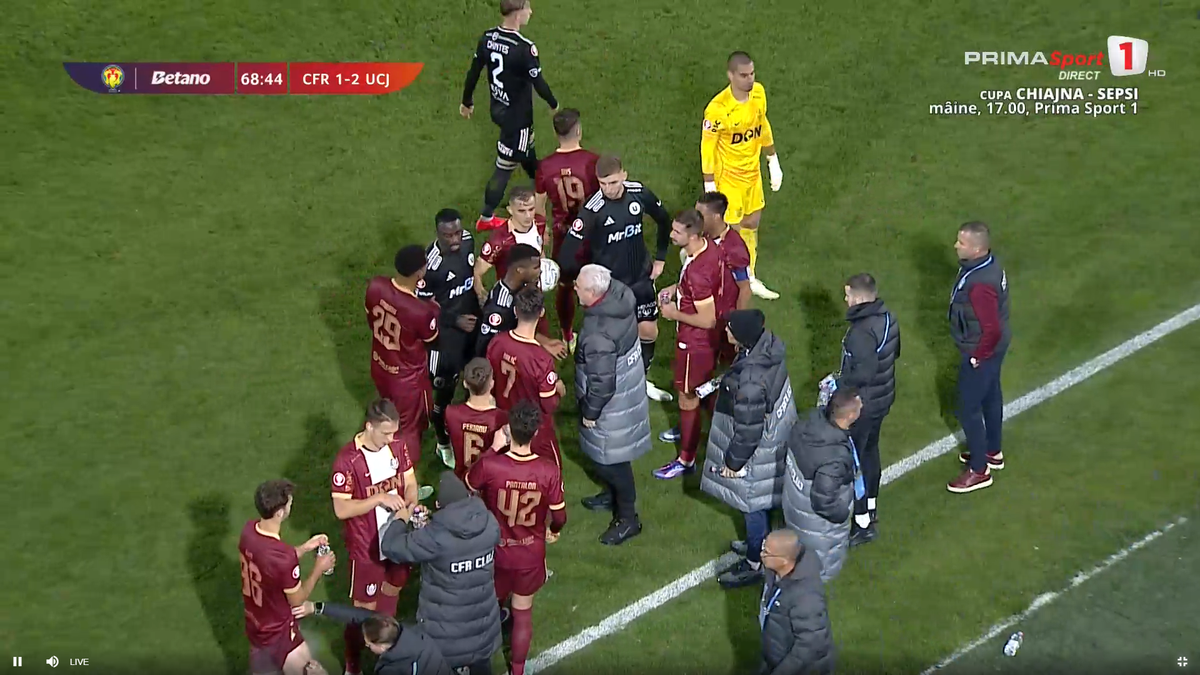 JUpâni în Gruia » Băieții lui Bergodi au subordonat-o pe CFR Cluj în derby-ul orașului și sunt cu un pas în „sferturi”