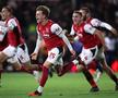 Bucuria celor de la Fleetwood după ce au eliminat-o pe Arsenal // FOTO: Guliver/GettyImages