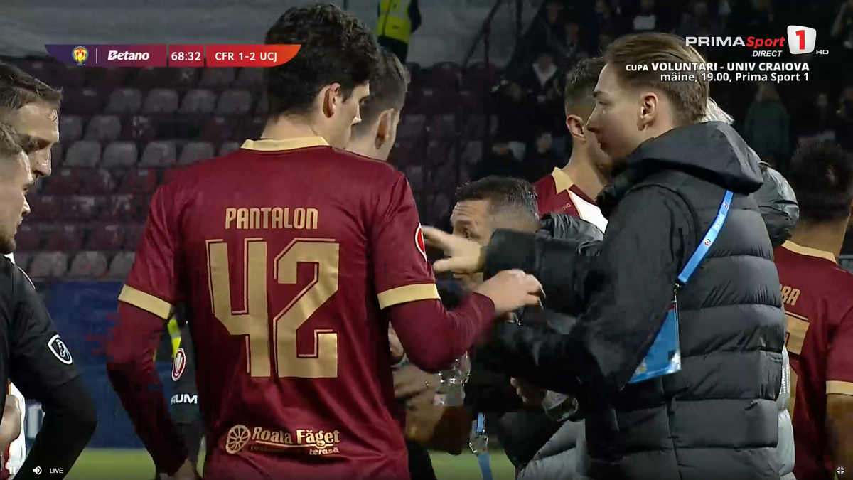 Marius Șumudică a scos echipa de pe teren în timpul derby-ului cu U Cluj, apoi a dezvăluit: „Știți ce mi-a zis Chipciu?”