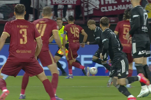 CFR Cluj - U Cluj, derby-ul etapei a doua din grupele Cupei României Betano » Primul șut spre poartă