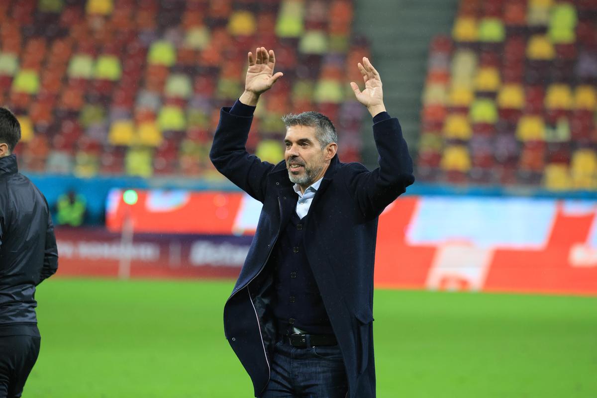 Imagini la finalul partidei Dinamo - Chindia Târgoviște