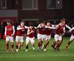 Bucuria celor de la Fleetwood după ce au eliminat-o pe Arsenal // FOTO: Guliver/GettyImages