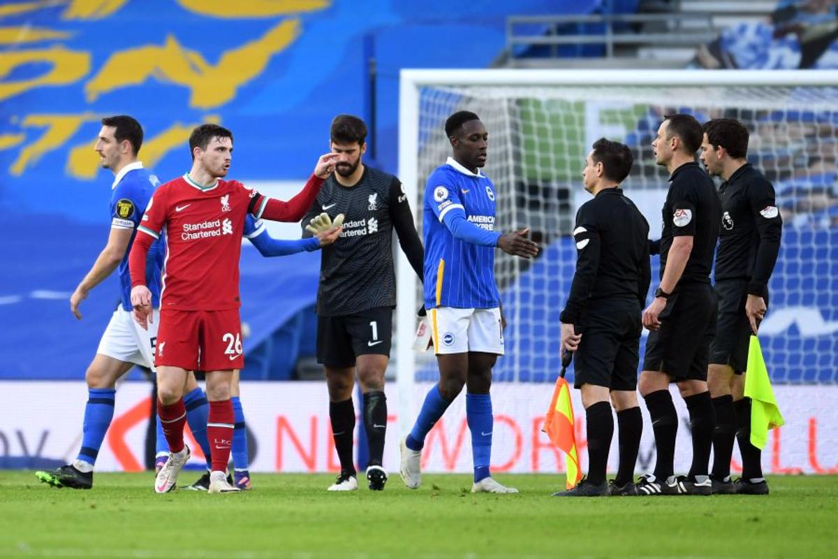 Brighton - Liverpool 1-1 » VAR împotriva „cormoranilor”: 3 decizii l-au scos din minți pe Klopp + Salah, nervos la schimbare