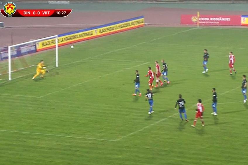Golul lui Fabbrini. Captură TV Telekom Sport