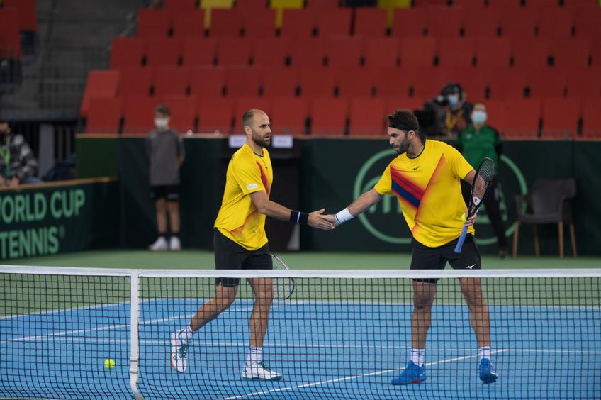 Tecău și Copil au adus punctul decisiv în duelul cu Peru / FOTO: Raed Krishan