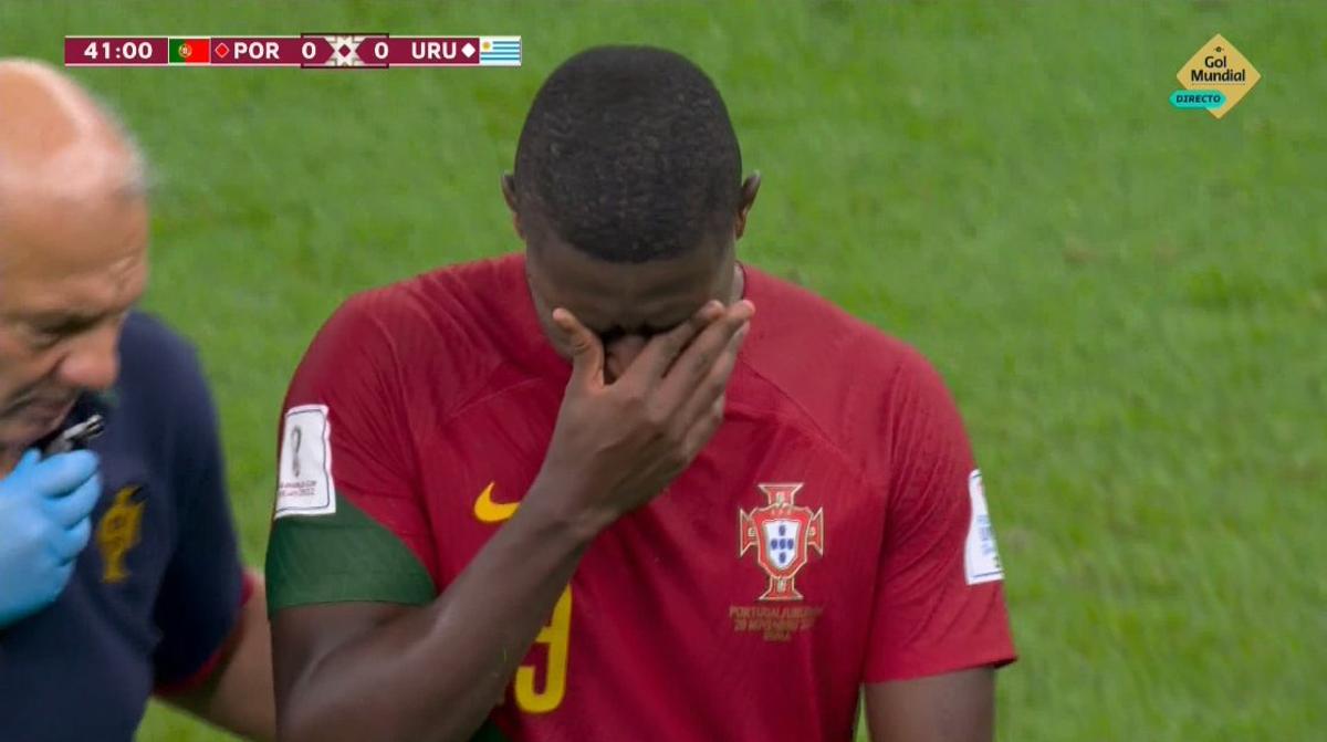 Nuno Mendes s-a accidentat în Portugalia - Uruguay și a început să plângă