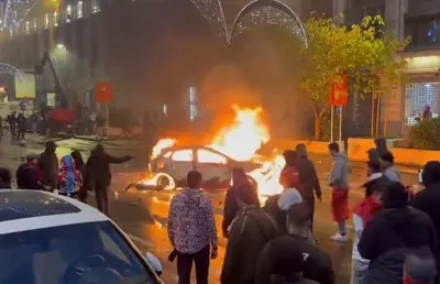 Haos la Bruxelles » De bucurie că au bătut Belgia, marocanii camuflați și agresivi au devastat centrul orașului! Video înfricoșător