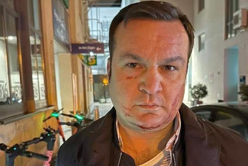 Cătălin Cherecehș, în momentul în care a fost prins în Germania / Sursă foto: Sindicatul Europol