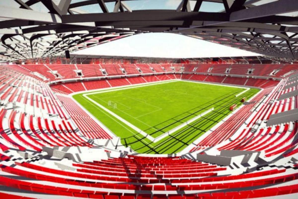 Macheta viitorului stadion Dinamo