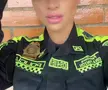 Polițista din stadion devenită virală și-a vopsit sânii în culorile echipei favorite și a pozat așa pe Instagram: „Oamenii mei frumoși, a ieșit soarele!”