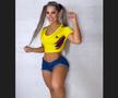 Polițista din stadion devenită virală și-a vopsit sânii în culorile echipei favorite și a pozat așa pe Instagram: „Oamenii mei frumoși, a ieșit soarele!”