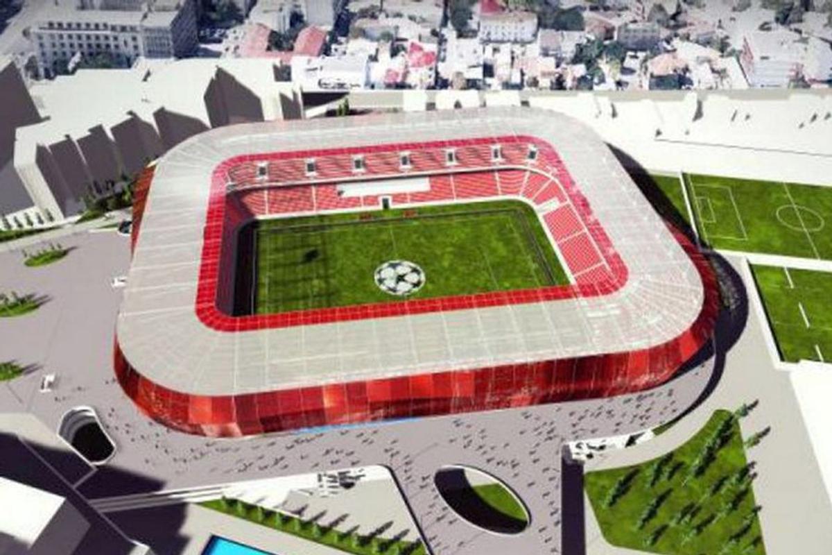 Macheta viitorului stadion Dinamo