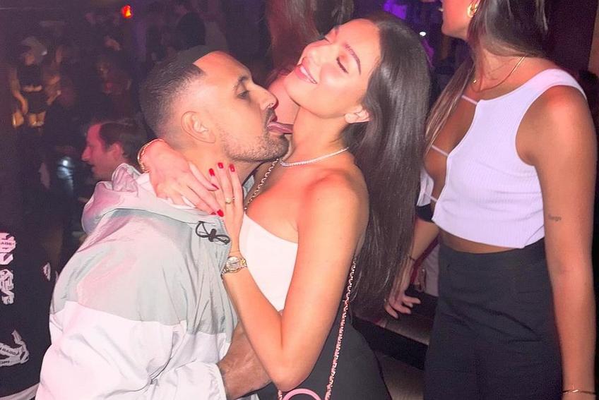 Nick Kyrgios și Costeen Hatzi. Foto: Instagram