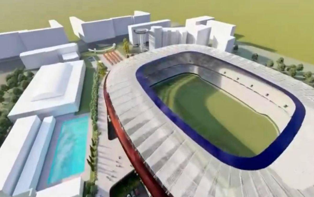 Macheta viitorului stadion Dinamo