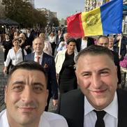 Ciprian Paraschiv, alături de George Simion / Sursă foto: Facebook