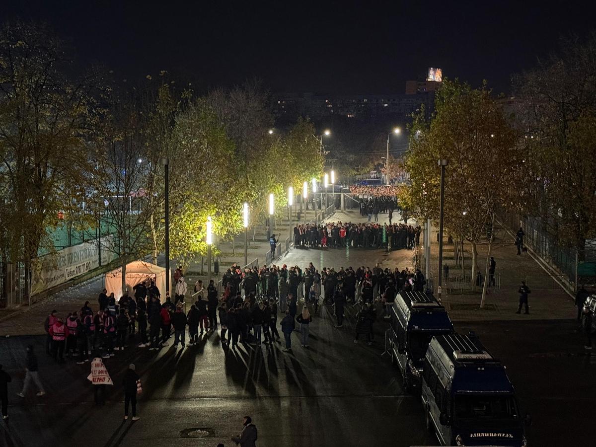 FCSB - Olympiakos // Suporterii greci au ajuns la Arena Națională