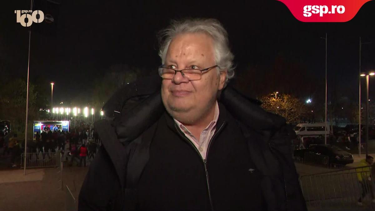 Apariție-surpriză la FCSB - Olympiakos » Fostul șef de la Rapid a venit la Arena Națională: „Am sânge vișiniu”
