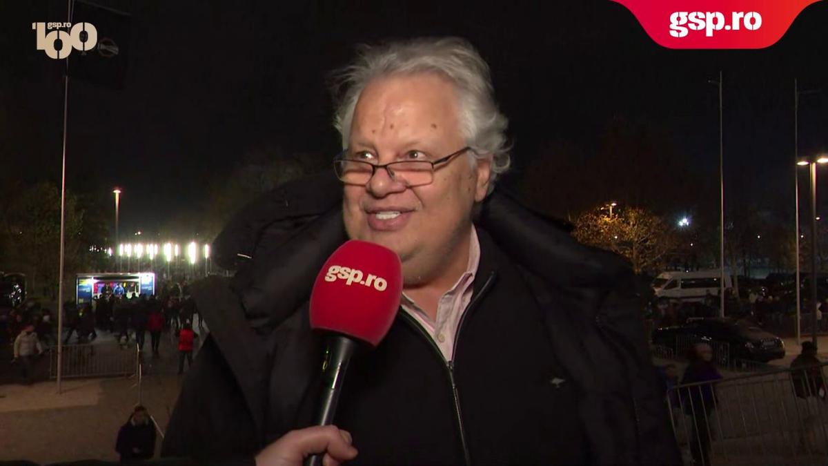 Apariție-surpriză la FCSB - Olympiakos » Fostul șef de la Rapid a venit la Arena Națională: „Am sânge vișiniu”