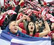 Fanii lui Olympiakos la meciul cu FCSB / Foto: Ionuț Iordache GSP