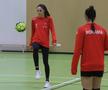 Sorina Grozav, la antrenamentul oficial al României dinaintea meciului cu Japonia FOTO: Ionuţ Iordache (GSP)