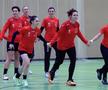 Exerciţiu inedit la antrenamentul oficial al României FOTO: Ionuţ Iordache (GSP)