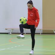Sorina Grozav, la antrenamentul oficial al României dinaintea meciului cu Japonia FOTO: Ionuţ Iordache (GSP)