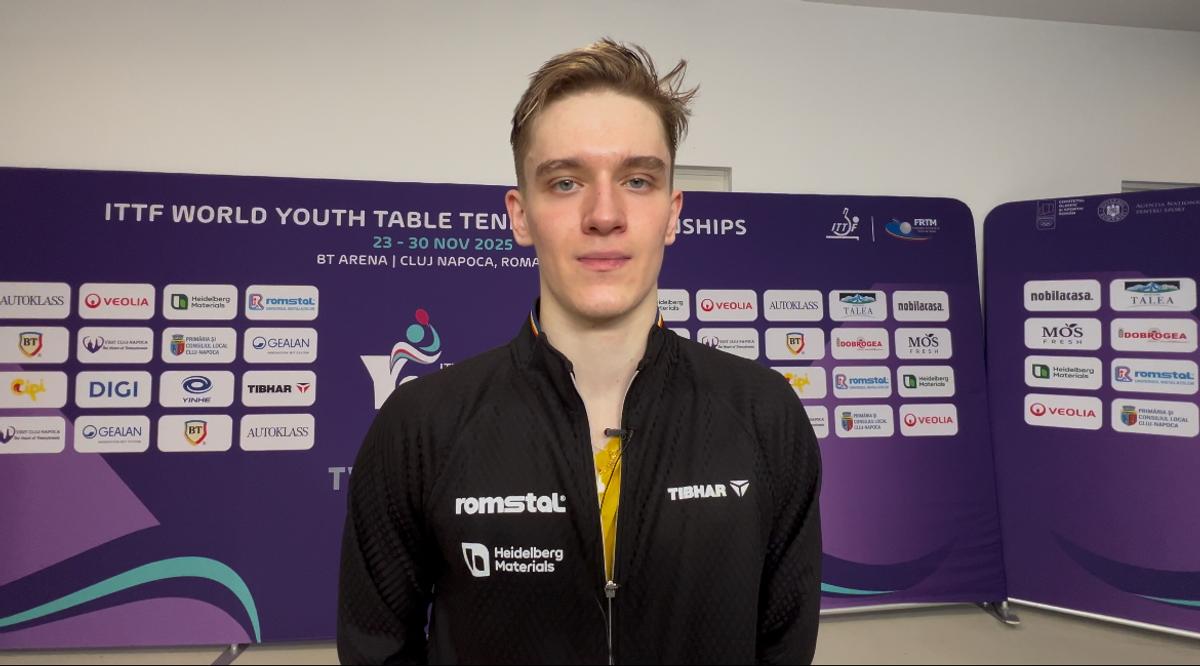 Iulian Chiriță, vicecampion mondial U19 la dublu mixt! Românul a cucerit și medalia de bronz la turneul de la Cluj