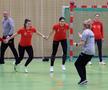 Exerciţiu inedit la antrenamentul oficial al României FOTO: Ionuţ Iordache (GSP)