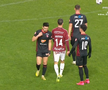 Stăpânit cu greu, după ce n-a fost lăsat să execute penalty-ul în Rapid - Csikszereda