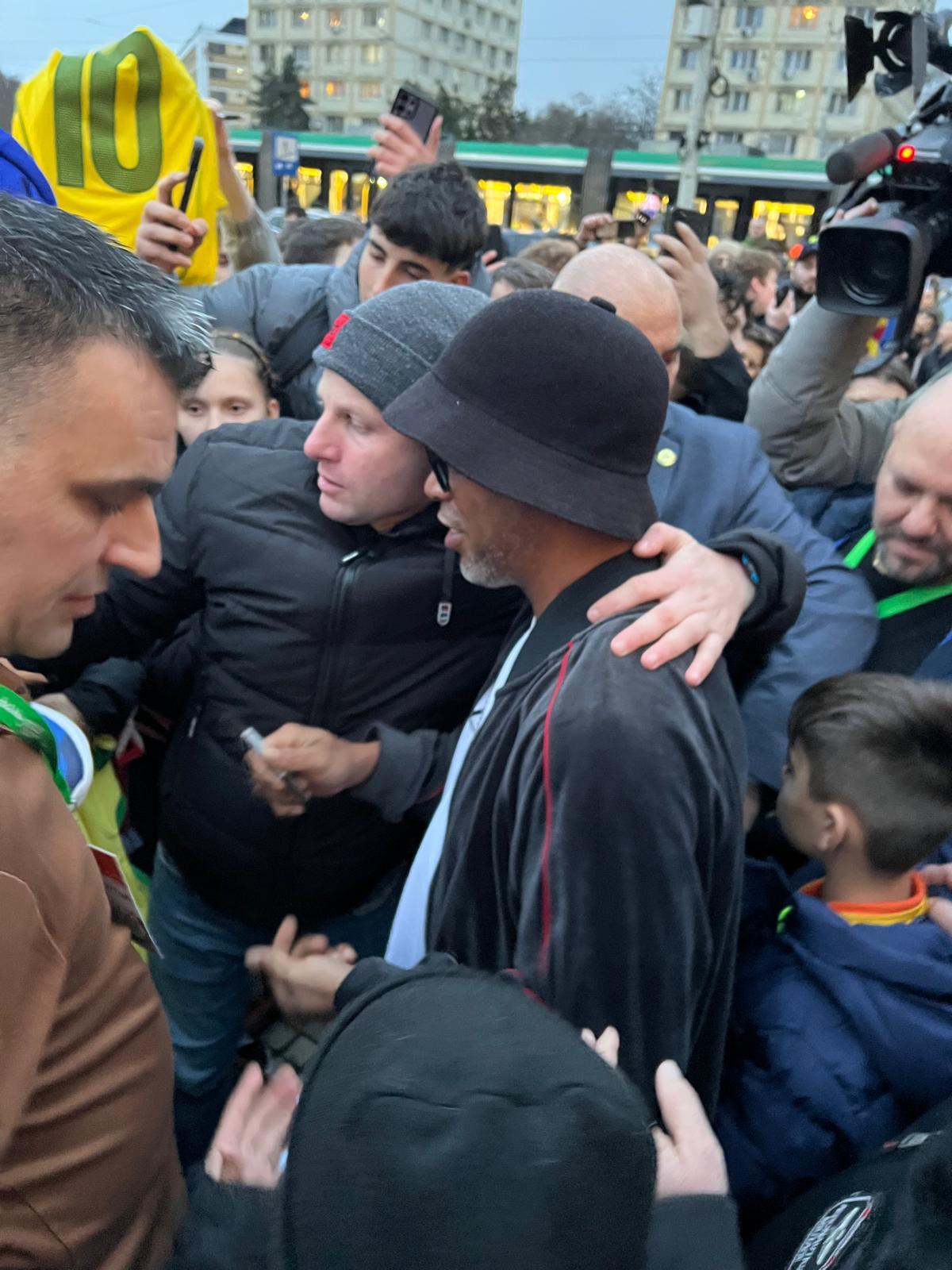 Ronaldinho a ajuns la Iași pentru meciul demonstrativ