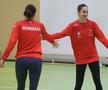 Sorina Grozav, la antrenamentul oficial al României dinaintea meciului cu Japonia FOTO: Ionuţ Iordache (GSP)