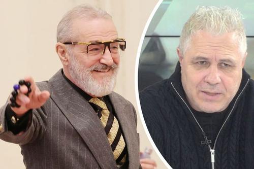 Gigi Becali (stânga) și Marius Șumudică (dreapta)