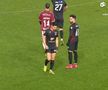 Stăpânit cu greu, după ce n-a fost lăsat să execute penalty-ul în Rapid - Csikszereda