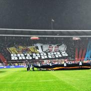 Scenografia sârbilor la Steaua Roșie - FCSB / FOTO: Cristi Preda (GSP)