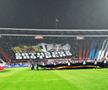 Scenografia sârbilor la Steaua Roșie - FCSB / FOTO: Cristi Preda (GSP)