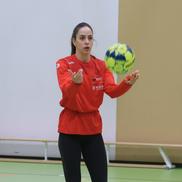 Sorina Grozav, la antrenamentul oficial al României dinaintea meciului cu Japonia FOTO: Ionuţ Iordache (GSP)