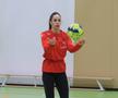 Sorina Grozav, la antrenamentul oficial al României dinaintea meciului cu Japonia FOTO: Ionuţ Iordache (GSP)