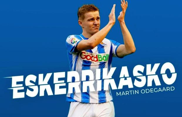 Farsă făcută de Real Sociedad pe site-ul oficial: „L-am cedat pe Odegaard la Manchester City”