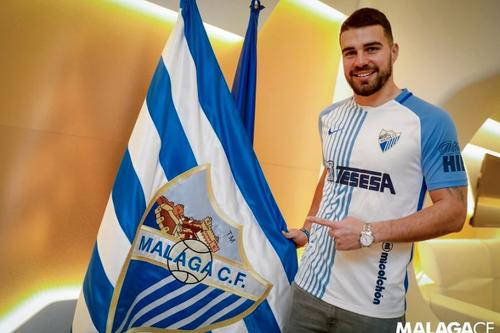 Alexander Gonzalez a ajuns la Malaga. Sursă foto: Twitter Malaga